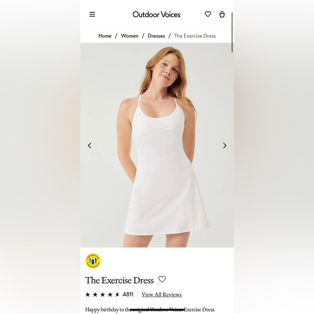Outdoor Voices Exercise Dress